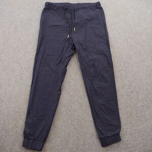 Han Kjobenhavn Joggers Pants Mens Medium Blue Elastic Waist Tapered Drawstring